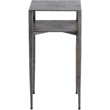Nightingale Side Table In Antique Nickel