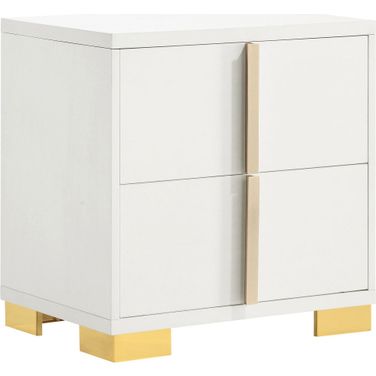 Marceline 2-drawer Nightstand White