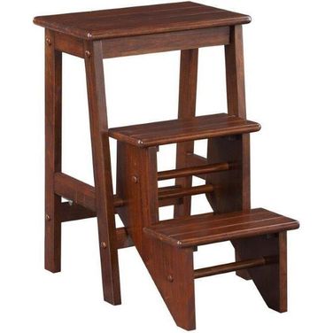 Niko Folding 24 Inch Step Stool In Cappuccino