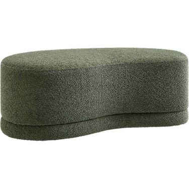 Nimbus 48 Inch Upholstered Ottoman Bench In Sage