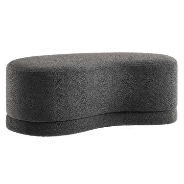 Nimbus 48 Inch Upholstered Ottoman Bench In Slate