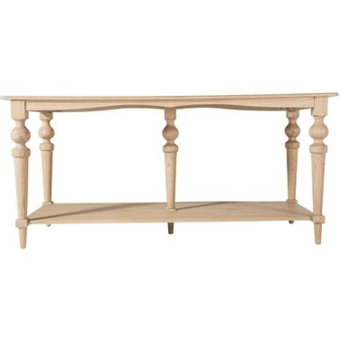 Nirvana Console Table In Brushed Blonde Natural