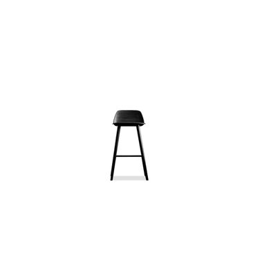 Nisa Counter Stool Solid Oak Frame In Black