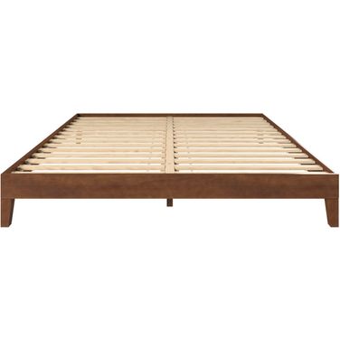 Nix King Platform Bed In Brown