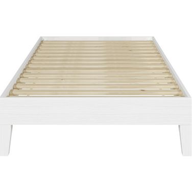 Nix Twin Platform Bed In White
