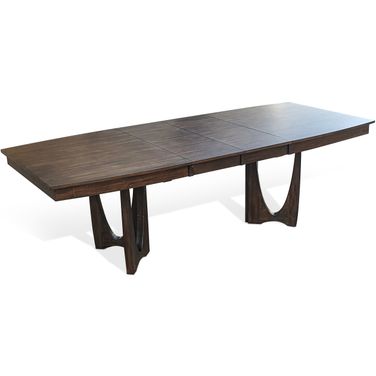 Noah Extension Dining Table In Coffee Bean