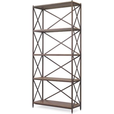 Nob Hill Bookcase 38 x 14 x 84 In Desert