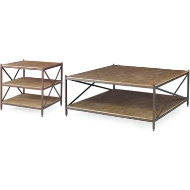 Nob Hill Occasional Table Set In Desert