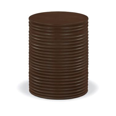 Nobi Concrete End Table In Brown