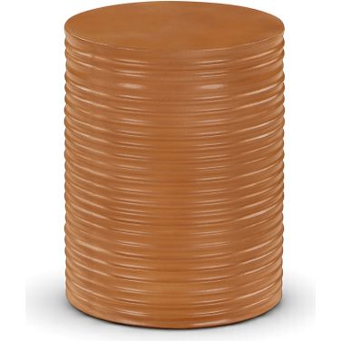 Nobi Concrete End Table In Terracotta