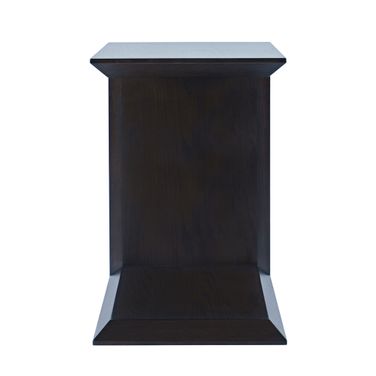 Nobu Beveled Angle Accent End C-Table In Espresso