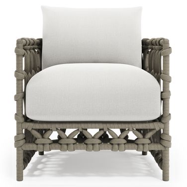 Nodi Outdoor Chair In Grey Solid