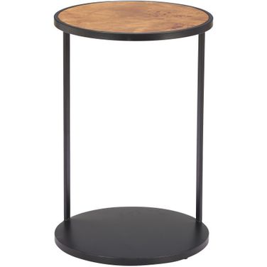 Nodo Side Table In Brown and Black