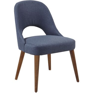 Nola Dining Chair Set of 2 In Navy