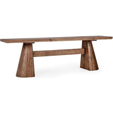 Nolan 118 Inch Counter Table In Brown