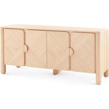 Nolan 4-Door Cabinet In Pristine Oak