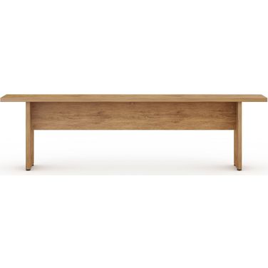 Nomad 67.91 Rustic Country Dining Bench In Nature