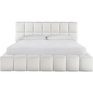 Nomad Colina Queen Complete Bed In Ivory