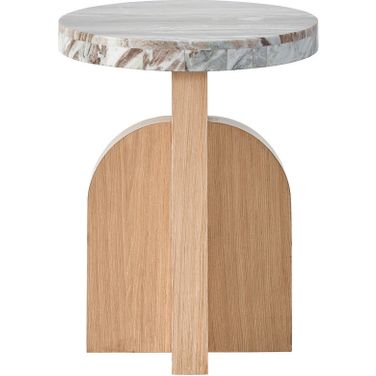 Nomad Riverine Accent Table In Oak