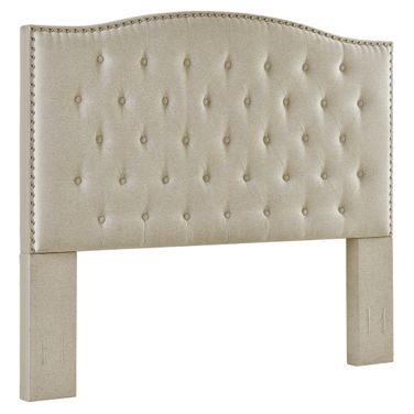 Nora Full/Queen Headboard In Beige and Tan