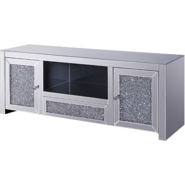 Noralie Mirrored TV Stand