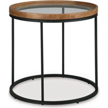 Noraluna End Table In Medium Brown
