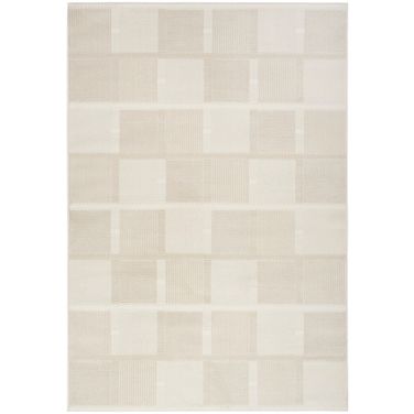Nordic 5' x 7' Modern Indoor Rug In Ivory Beige