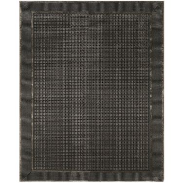 Nordic 8' x 10' Indoor Rug In Black and Taupe