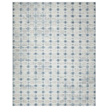 Nordic Modern 8' x 10' Modern Indoor Rug In Blue