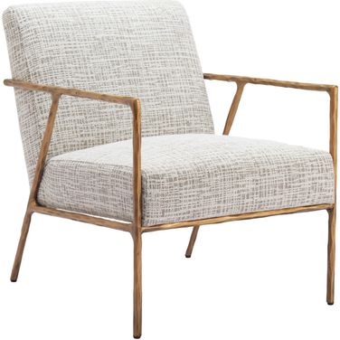 Norrebro Accent Chair In Beige Frost