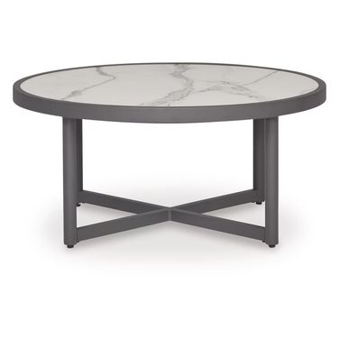 North Island Outdoor Coffee Table In Gray