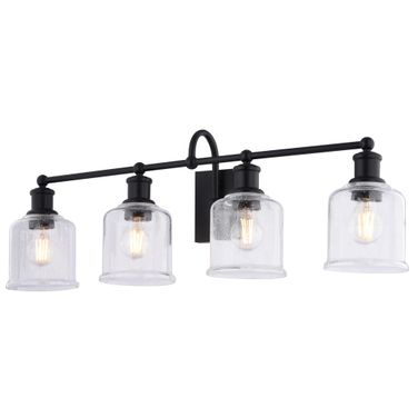 Northbrook 32 Inch 4 Light Vanity In Matte Black