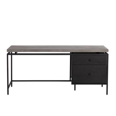 Norwood Desk In Grey and Black