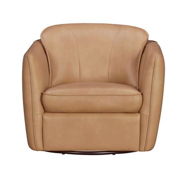 Norwood Swivel Glider Accent Chair In Renaissance Clay
