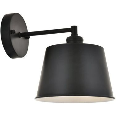 Nota 1 Light Black Wall Sconce LD4058W8BK
