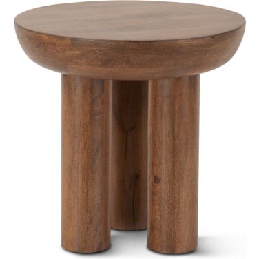 Noto 20 Inch Side Table In Acorn Brown
