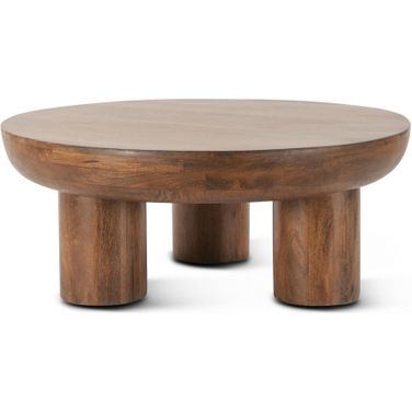 Noto 39 Inch Coffee Table In Acorn Brown