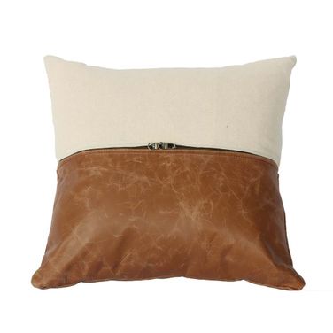 Notting Hi Two Tone Decorative Pillow In Brown