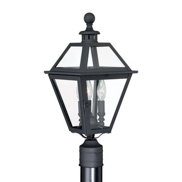 Nottingham 9 Inch Outdoor Post Light In Textured Black