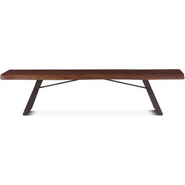 Nottingham 90 Inch Bench In Walnut