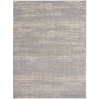 Nourison Essentials 10' x 14' Rug In Grey and Beige