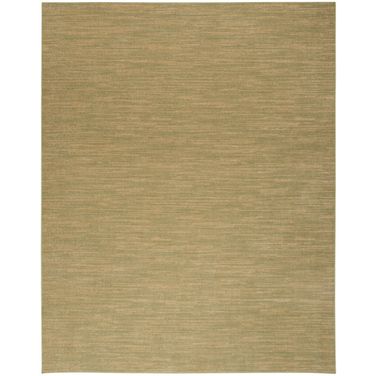 Nourison Essentials 12' x 15' Outdoor Rug In Gold and Green
