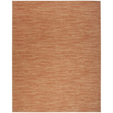 Nourison Essentials 12' x 15' Outdoor Rug In Rust