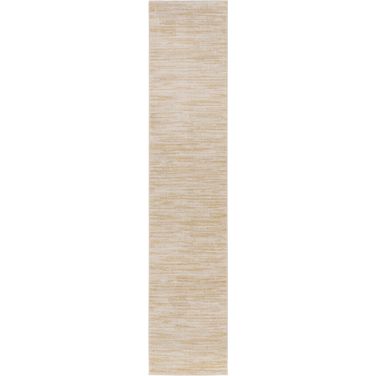 Nourison Essentials 2' x 6' Outdoor Rug In Ivory Gold