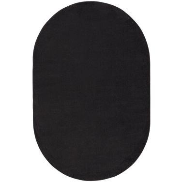 Nourison Essentials 6' x 9' Oval Outdoor Rug In Black
