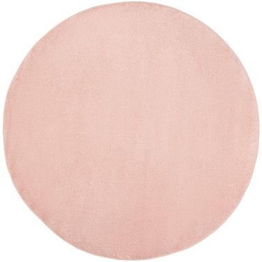 Nourison Essentials 8' x 8' Round Outdoor Rug In Pink