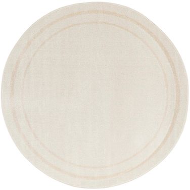 Nourison Essentials 8' x 8' Round Rug In Ivory Gold