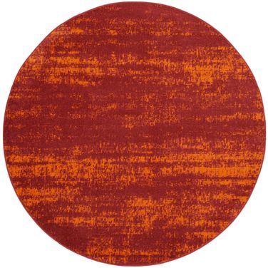 Nourison Essentials 8' x 8' Round Rug In Red