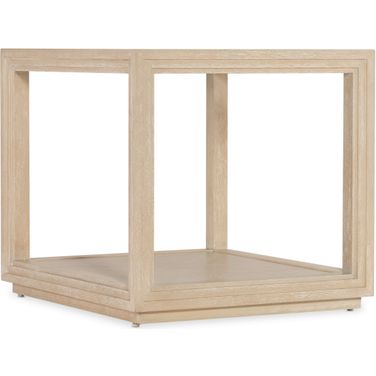 Nouveau Chic End Table In Light Wood
