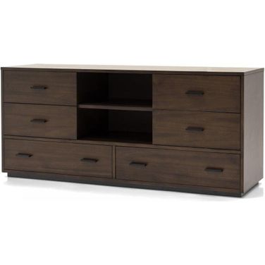 Nova Domus Fantasia Contemporary Dark Walnut Dresser